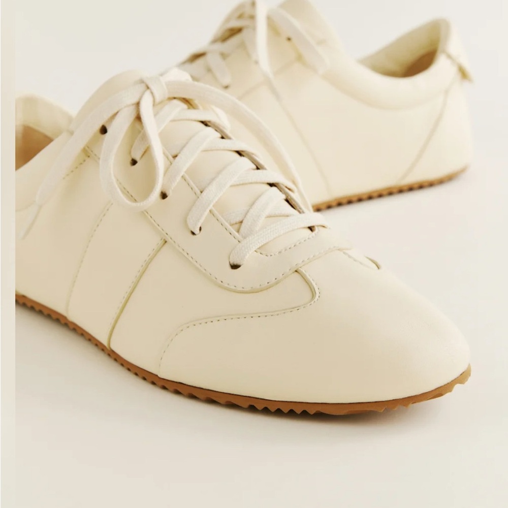 Reformation Cream Sneakers Minimalist Design